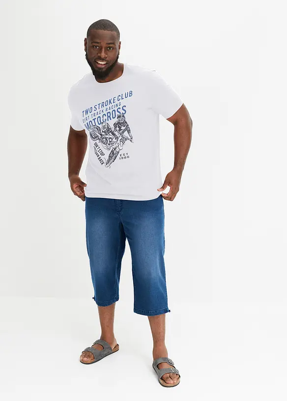 John Baner JEANSWEAR 3/4-Stretch-Jeans, Regular Fit mit Komfortbund Bis zu 50% Rabatt