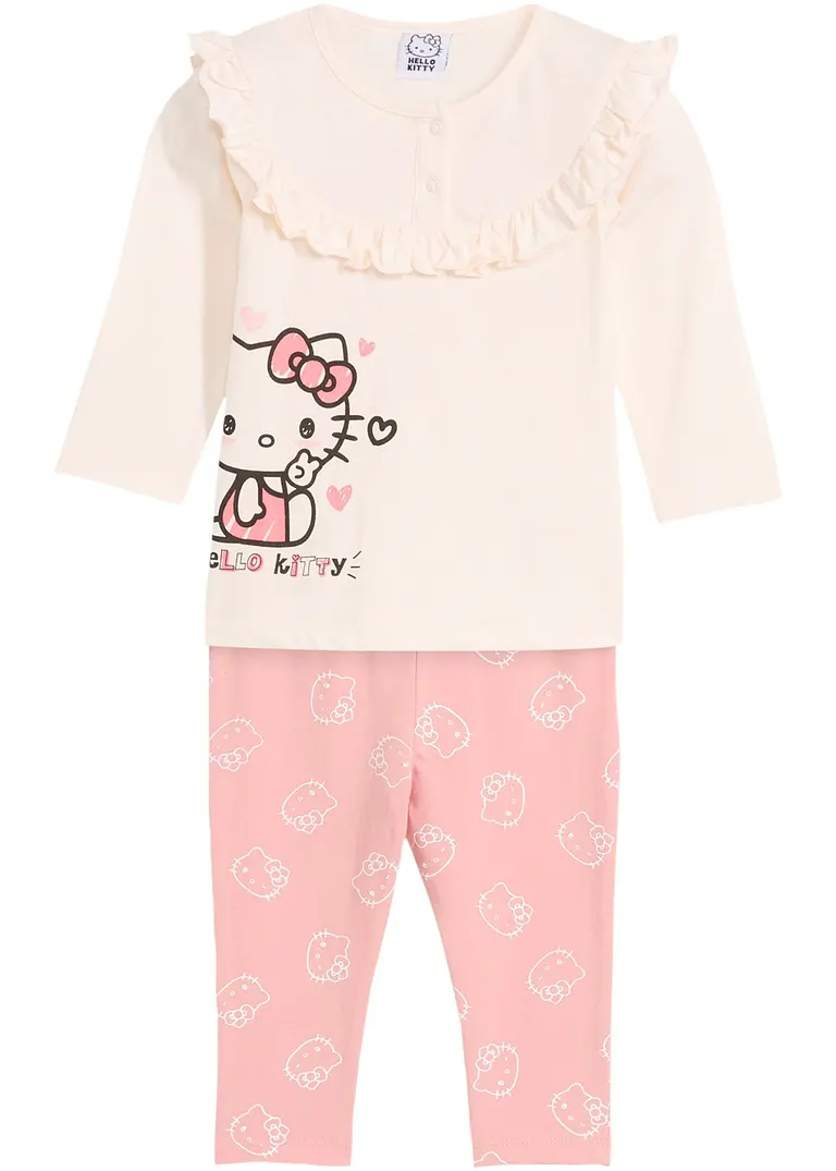 bpc bonprix collection Baby Hello Kitty Langarmshirt + Leggings (2-tlg.Set) Großer Ausverkauf