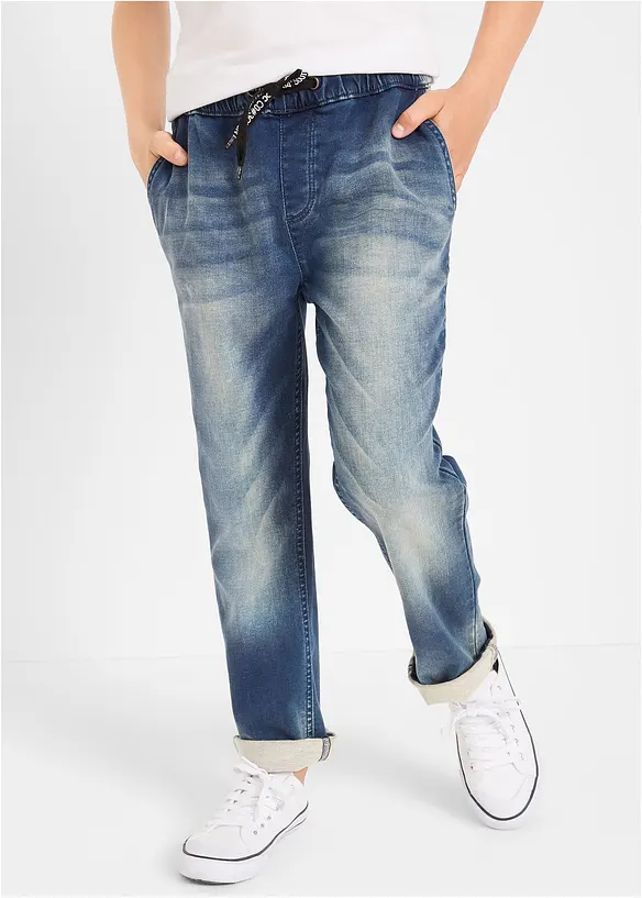 bonprix Jungen Sweat-Jeans, Regular Fit Neuheiten