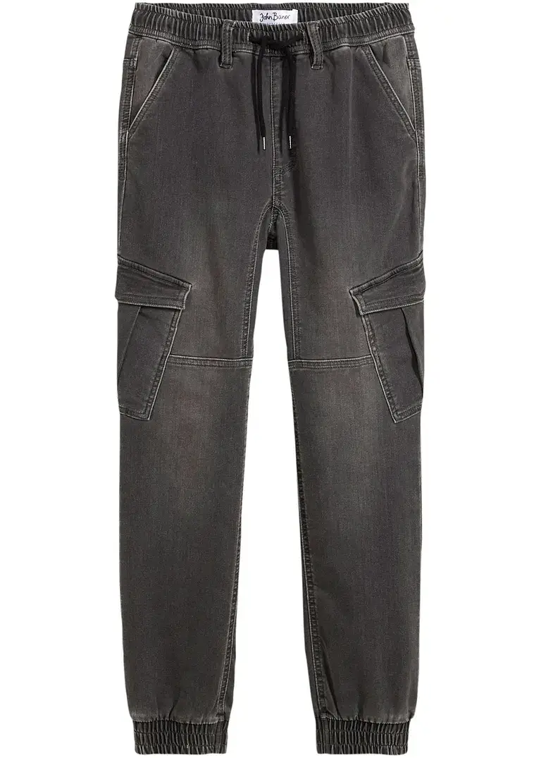 John Baner JEANSWEAR Jungen Jeans mit Cargotaschen, Regular Fit Kauf eins, bekomm eins gratis