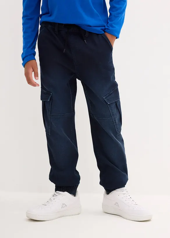 John Baner JEANSWEAR Jungen Jeans mit Cargotaschen, Regular Fit Kauf eins, bekomm eins gratis