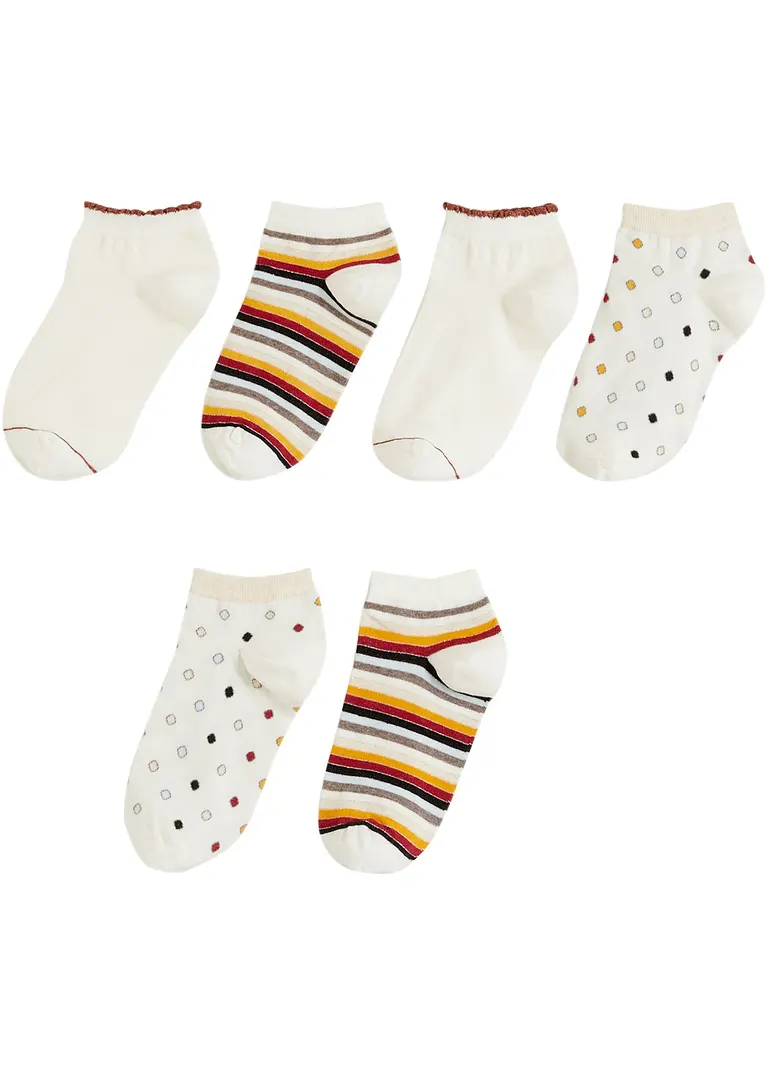 bpc bonprix collection Kurzsocken mit Bio-Baumwolle (6er Pack) Neuheiten