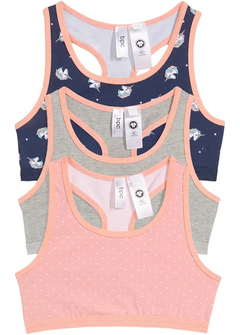 bpc bonprix collection Mädchen Bustier mit Bio-Baumwolle (3er Pack) Neueste Stile