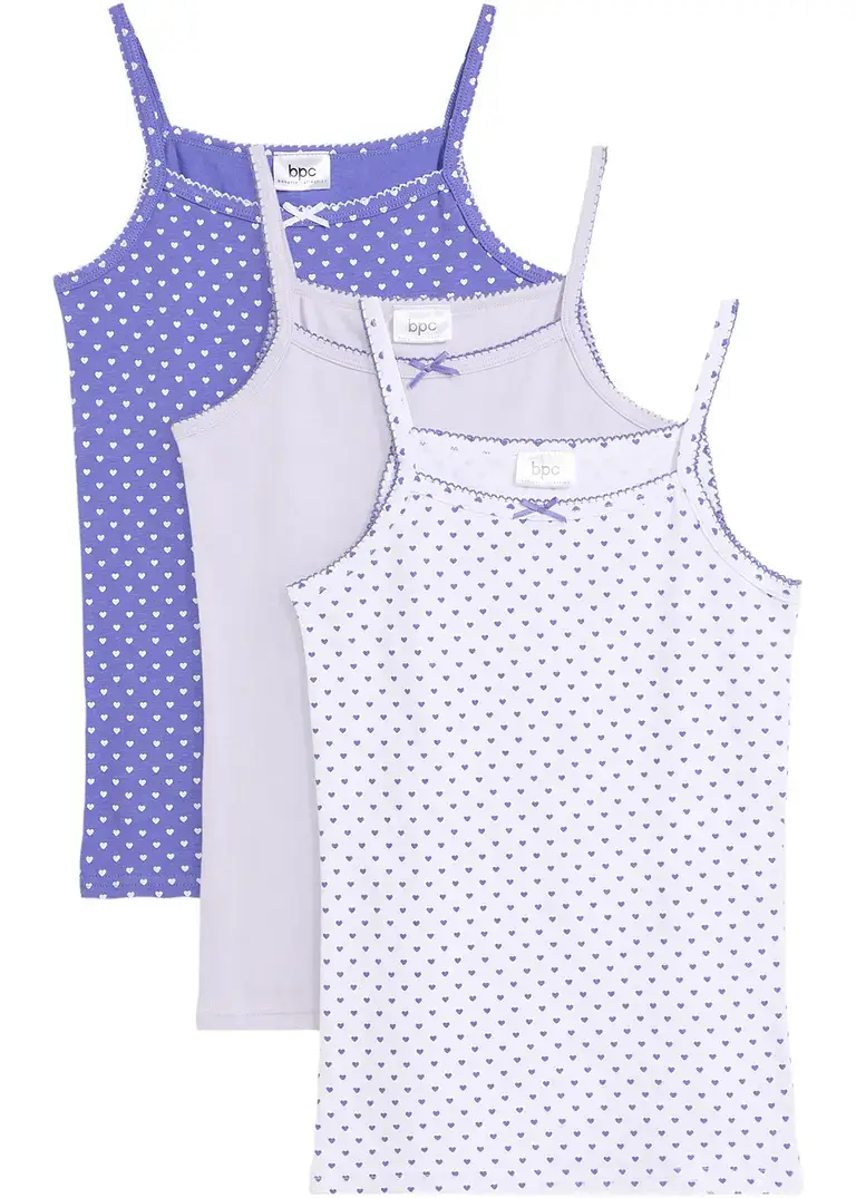 bpc bonprix collection Mädchen Unterhemd (3er Pack) Letzte 2 Tage