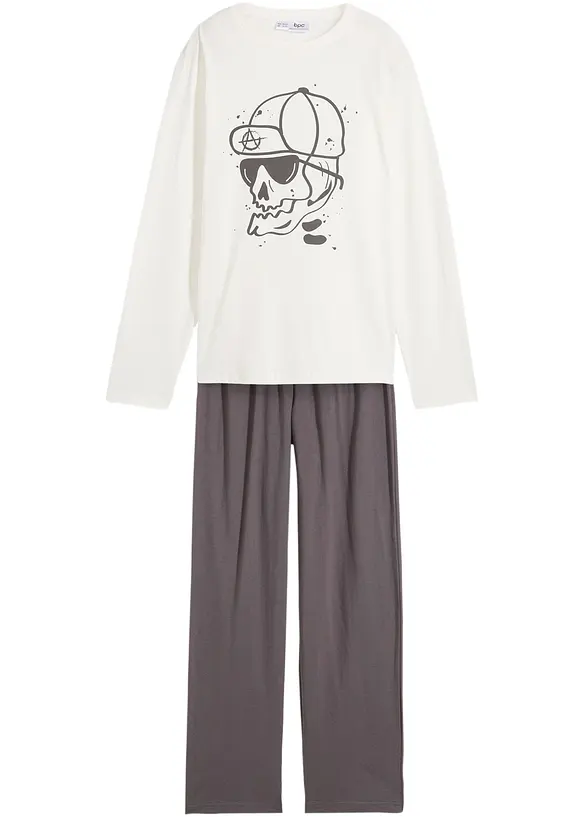 bpc bonprix collection Jungen Pyjama mit Bio-Baumwolle (2-tlg. Set) Bis zu 65% Rabatt