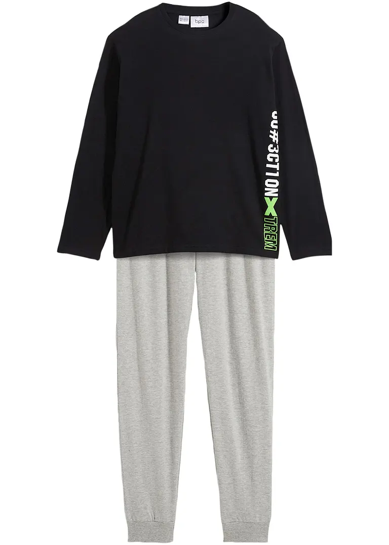 bpc bonprix collection Jungen Pyjama mit Bio-Baumwolle (2-tlg. Set) Sonderangebot der Fabrik