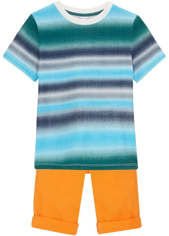 John Baner JEANSWEAR Jungen Stretch Shorts mit T-Shirt (2-tlg.Set) Outlet