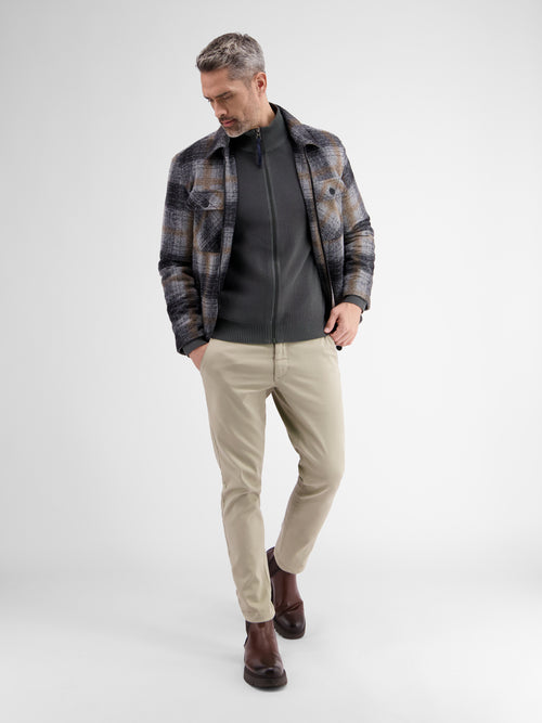 Lerros Leichte Strickjacke für Herren mit schmaler Rippstruktur Bis zu 50% Rabatt