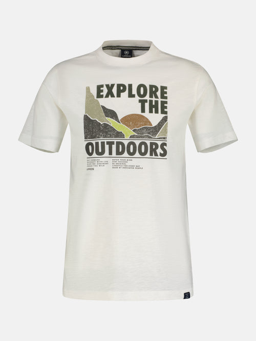 Lerros T-Shirt mit Outdoor-Brustprint Bis zu 55% Rabatt