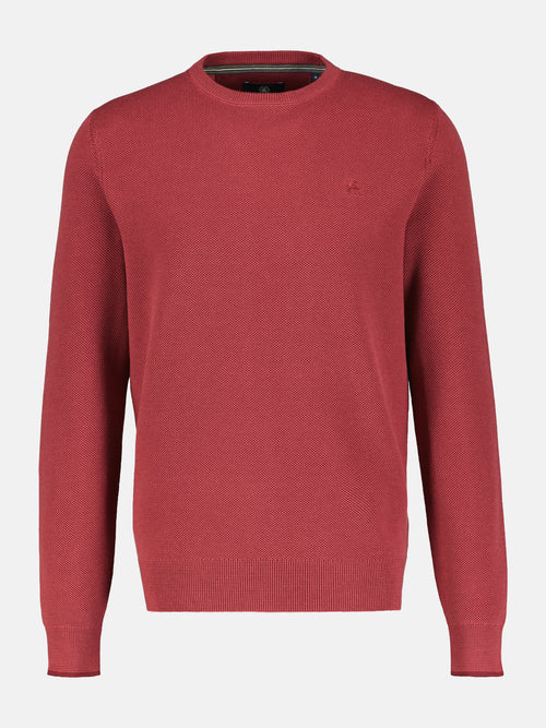 Lerros Leichter Strickpullover mit schmaler Rippstuktur Super Rabatt