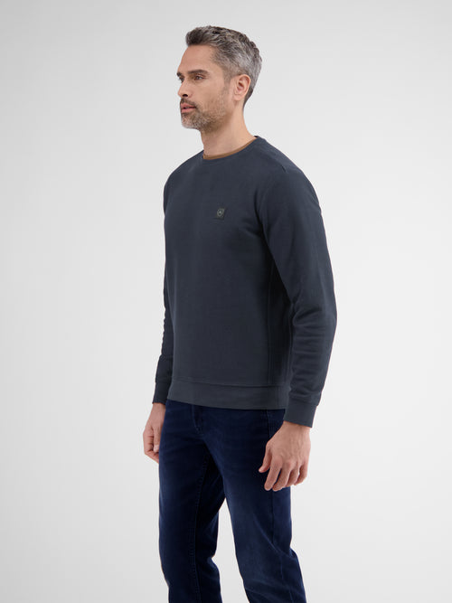 Lerros Herren Sweatshirt in weicher, vorgewaschener Strukturqualität Speichern exportieren