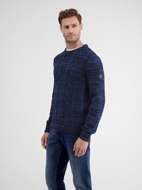 Lerros Herren Strickpullover mit klassisch-modernem Kabelstrickmuster Meist gekauft