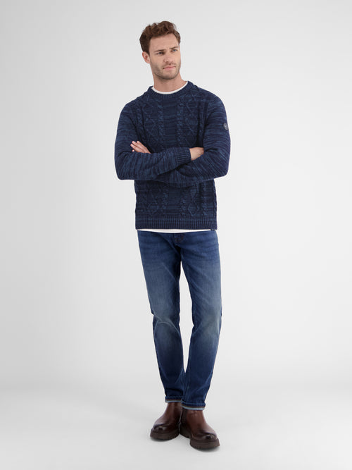 Lerros Herren Strickpullover mit klassisch-modernem Kabelstrickmuster Meist gekauft