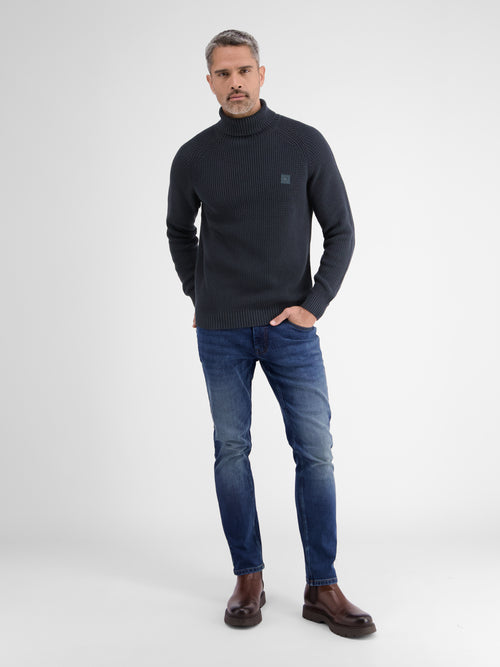 Lerros Stilvoller Rollkragenpullover in Strukturstrickqualität Blitzverkäufe