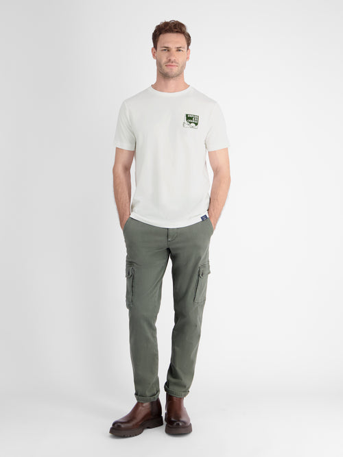 Lerros Herren T-Shirt mit kleinem Mottoprint Fabrikpreis