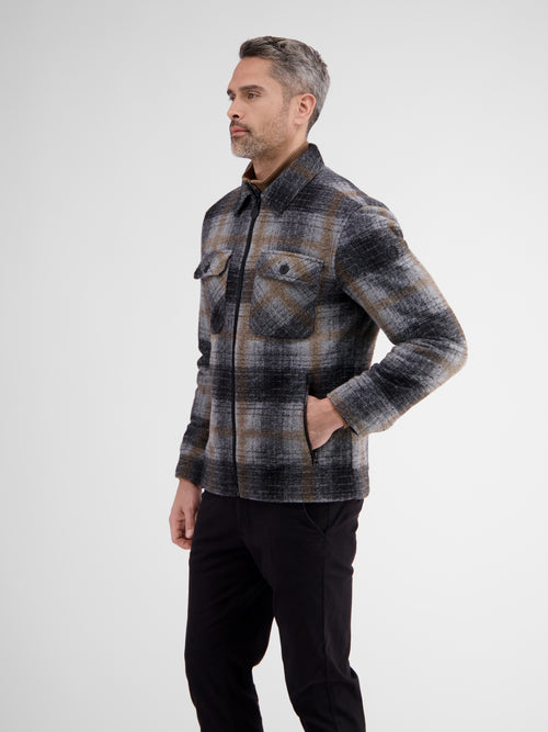 Lerros Kernige, gefütterte Hemdjacke, kariert Sonderangebot