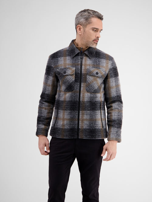 Lerros Kernige, gefütterte Hemdjacke, kariert Sonderangebot