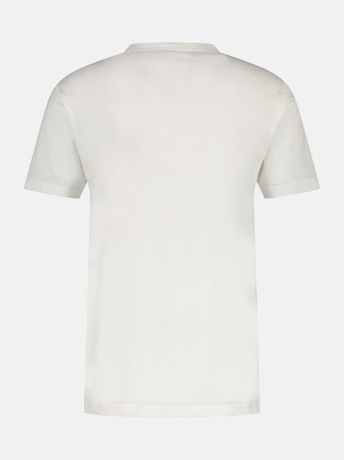 Lerros T-Shirt mit Brustprint, unifarben Online Outlet