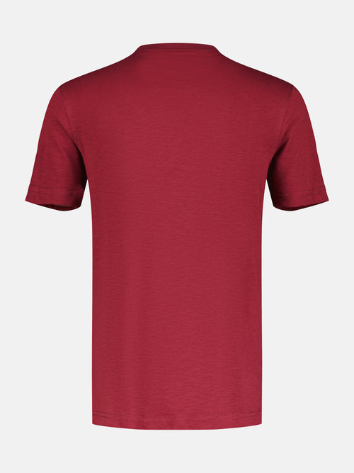 Lerros T-Shirt, unifarben mit Brustprint Saisonale Angebote