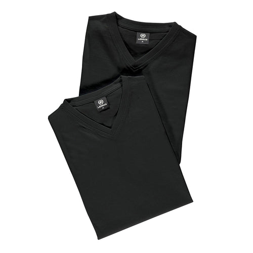 Lerros V-Neck Doppelpack Herren T-Shirt in Premium Baumwollqualität Super Sparpreis