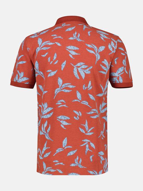 Lerros Poloshirt mit floralem Druck und abgesetzen Details Discount Store für neue Produkte