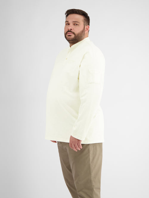 Lerros Longsleeve mit Serafinokragen Clearance-Verkauf