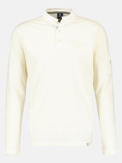 Lerros Longsleeve mit Serafinokragen Clearance-Verkauf
