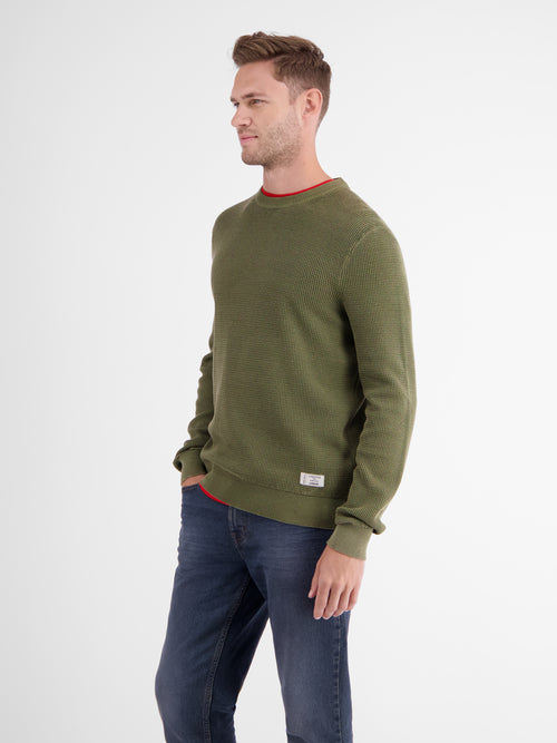 Lerros Strickpullover, O-Neck Valentinstagsangebot