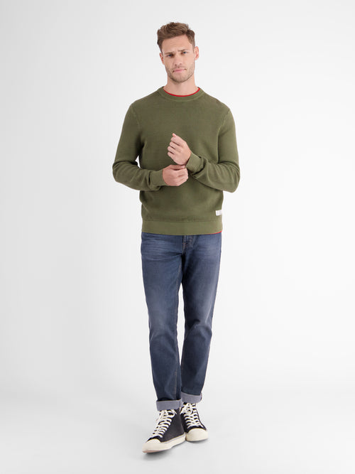 Lerros Strickpullover, O-Neck Valentinstagsangebot