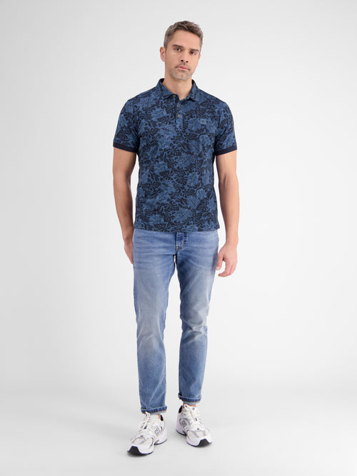 Lerros Herren Poloshirt, floral bedruckt Heißer Verkauf