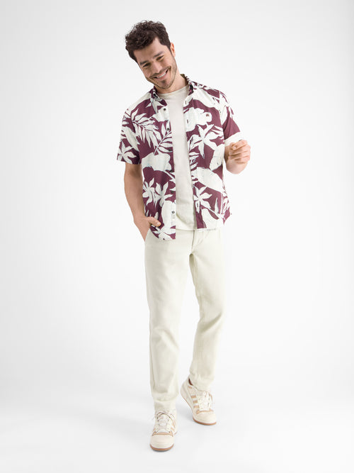 Lerros Halbarmhemd mit floralem Print Räumungsverkauf