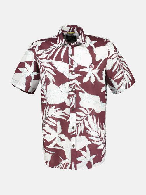 Lerros Halbarmhemd mit floralem Print Räumungsverkauf