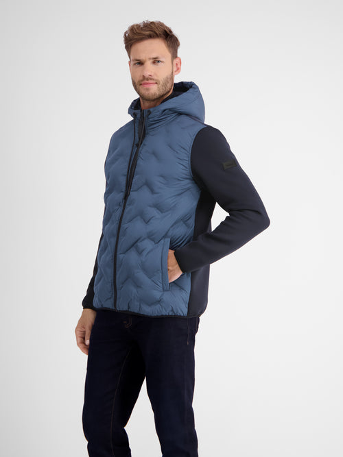Lerros Sweatjacke mit Nylonfront Begrenzte Freigabe