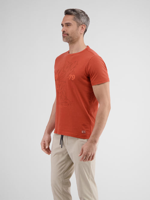 Lerros T-Shirt mit Brust-Print Bis zu 60% Rabatt