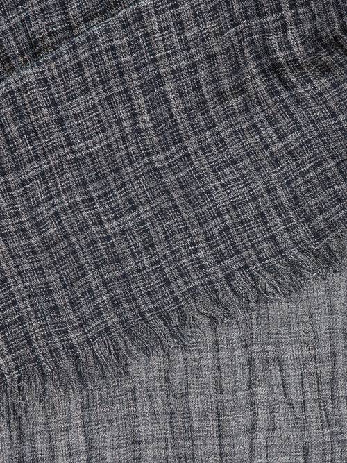 Lerros Schal mit kleinem Karomuster in Knitteroptik Discount Store für neue Produkte