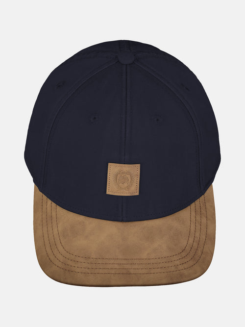 Lerros Basecap aus Canvas, mit Kunstlederschirm Clearance-Verkauf