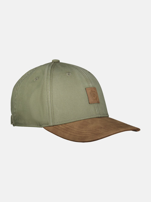 Lerros Basecap aus Canvas, mit Kunstlederschirm Clearance-Verkauf