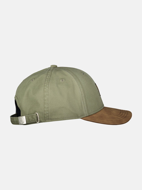Lerros Basecap aus Canvas, mit Kunstlederschirm Clearance-Verkauf