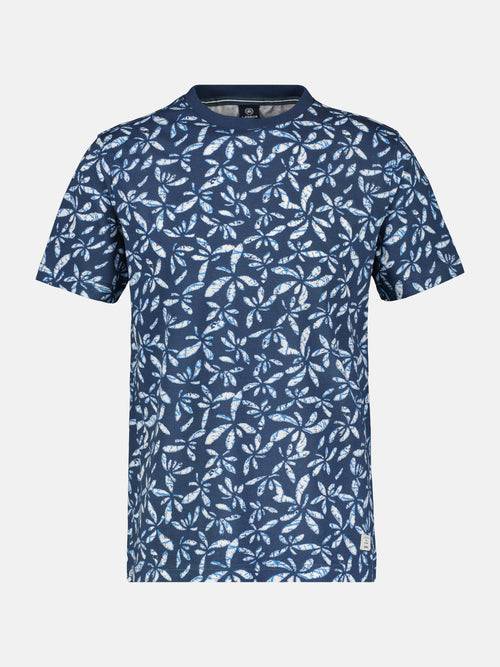 Lerros T-Shirt für Herren mit floralem Print Fabrikverkauf