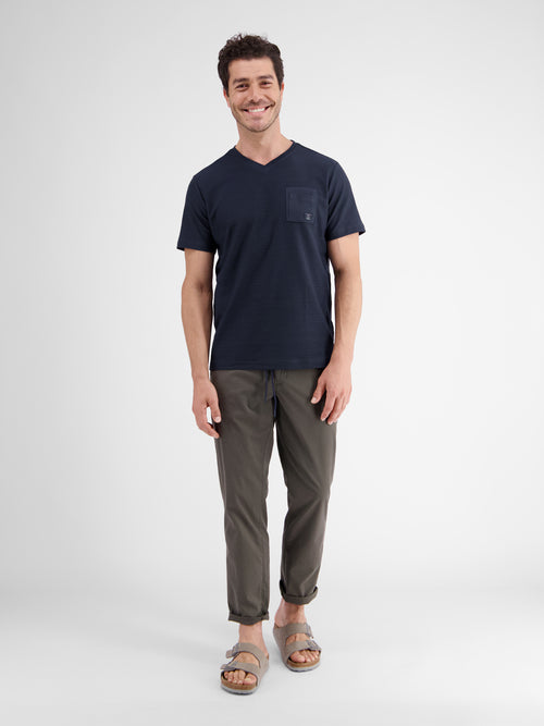 Lerros Herren T-Shirt mit V-Ausschnitt Sonderangebot