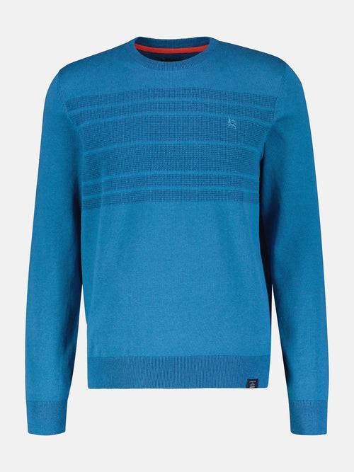 Lerros Strickpullover tonal gestreift Großer Ausverkauf