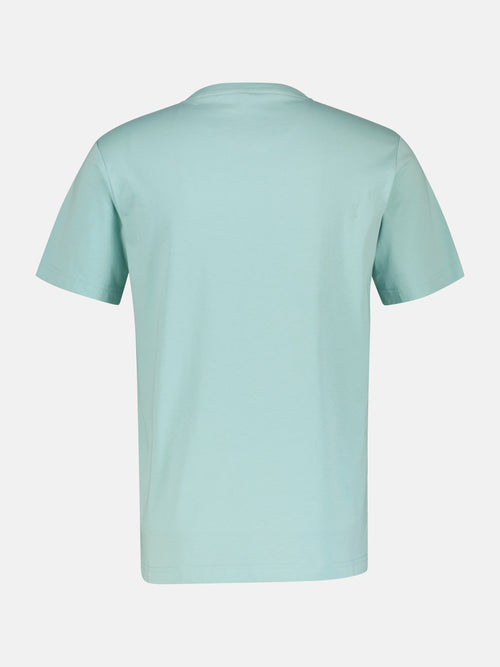 Lerros Unifarbenes T-Shirt für Herren mit Brustprint Cyber Monday