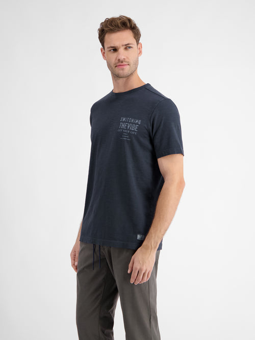 Lerros T-Shirt für Herren mit Brustprint Muttertagsangebot