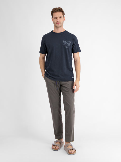 Lerros T-Shirt für Herren mit Brustprint Muttertagsangebot