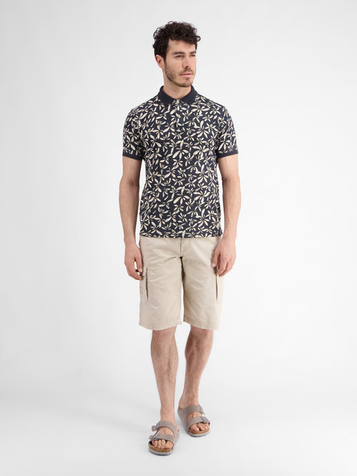 Lerros Herren Poloshirt mit floralem Druck Heißer Verkauf