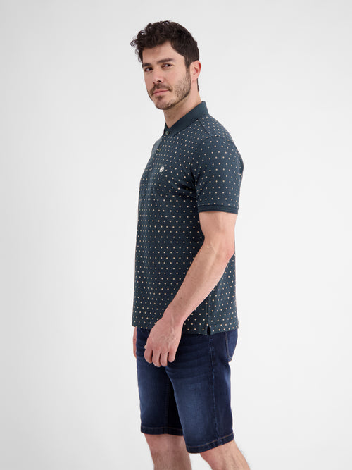 Lerros Poloshirt mit Punkt-Print Bestseller