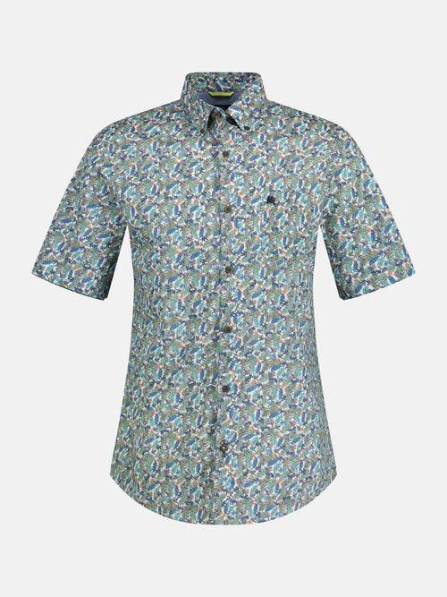 Lerros Halbarmhemd mit floralem Print Letzte 3 Tage