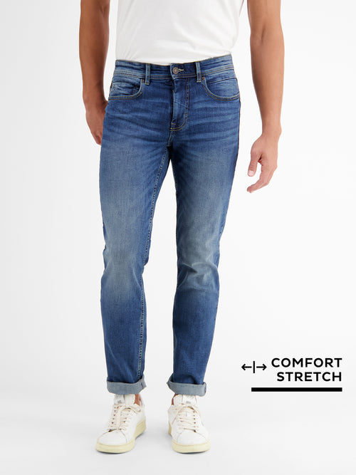 Lerros BAXTER 5-Pocket-Denim im Used-Look, RELAXED FIT, Comfort Stretch Vierteljährliche Förderung