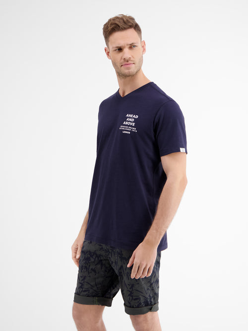 Lerros V-Neck-Shirt *Ahead & Above* Im Verkauf