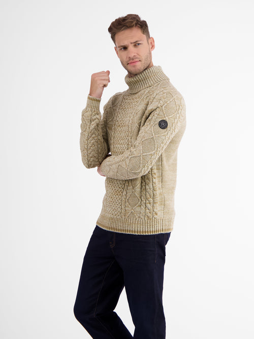 Lerros Jacquard-Rollkragenpullover Black Friday